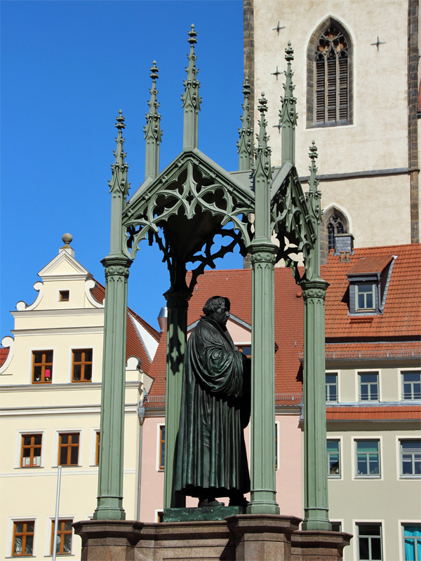 Martin Luther Denkmal in Wittenberg