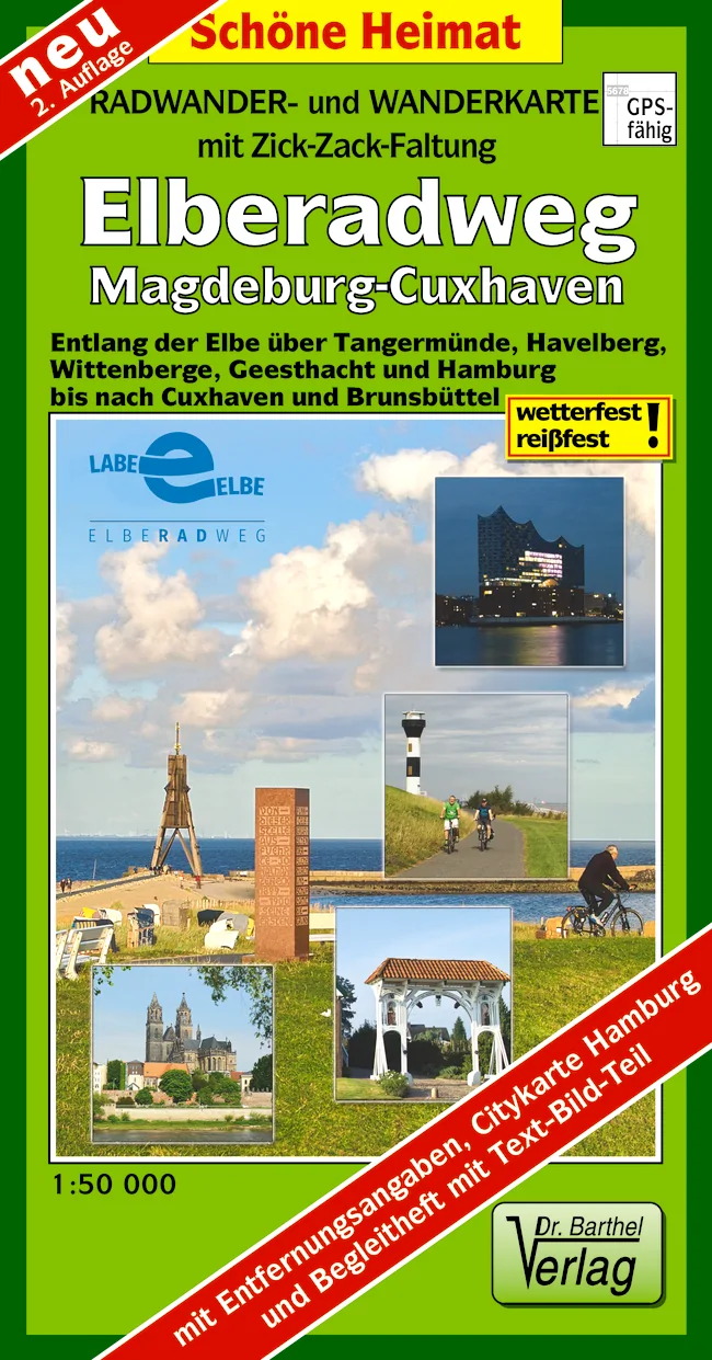 Elberadweg Magdeburg nach Cuxhaven vom Verlag Barthel