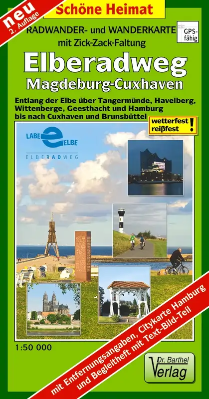 Elberadweg Magdeburg nach Cuxhaven vom Verlag Barthel