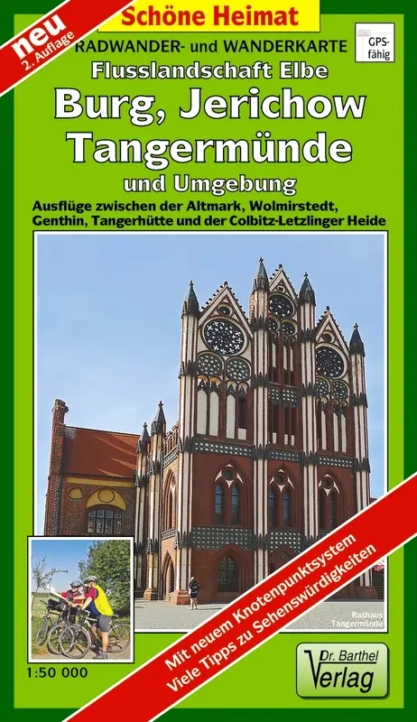 Wanderkarte Burg, Tangermünde vom Verlag Barthel