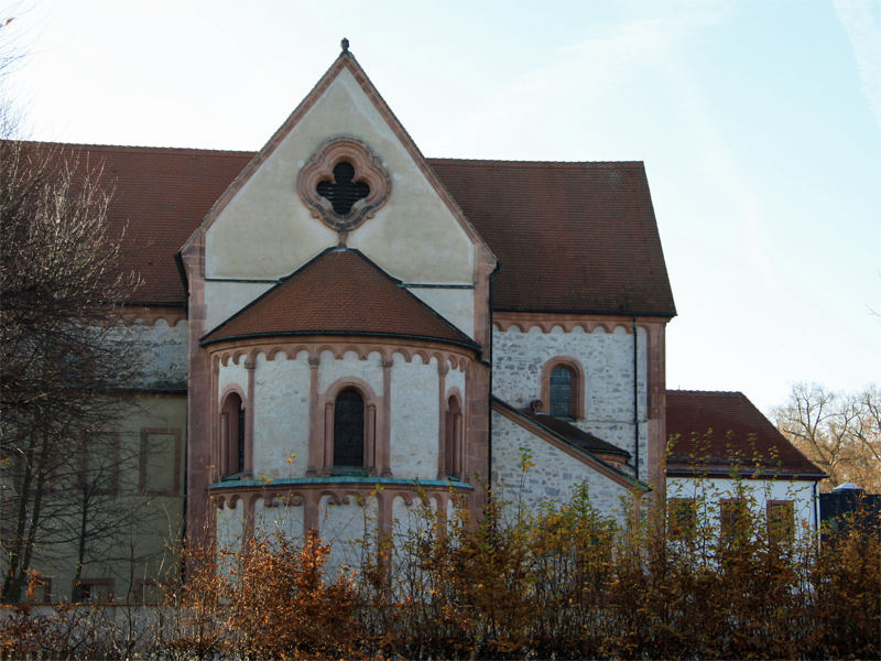Ansicht vom Kloster Wechselburg