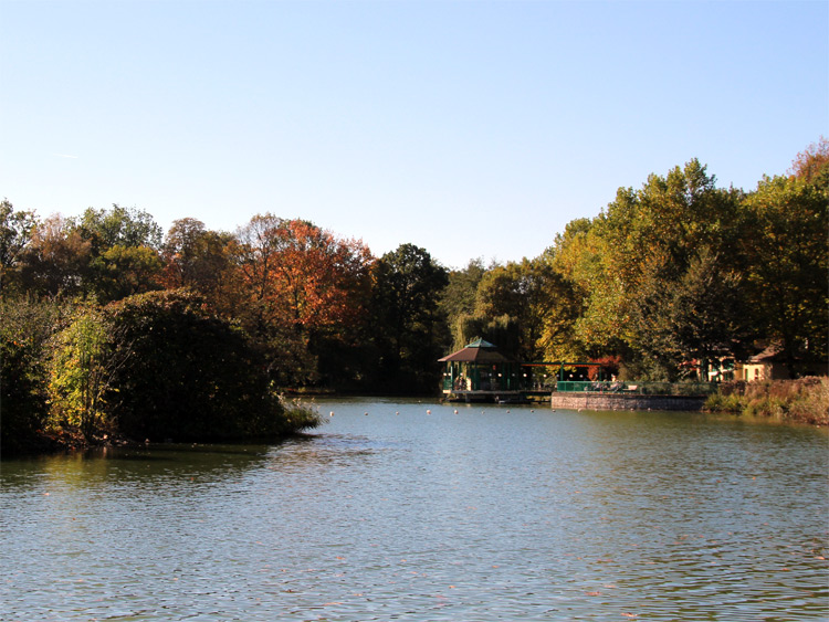 Schlossteich auf dem Schlossberg in Chemnitz