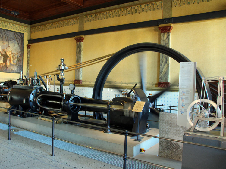 Im Industriemuseum Chemnitz / Erzgebirge