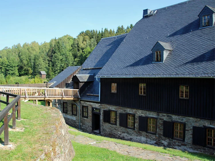 Siebenschlehener Pochwerk in Schneeberg / Westerzgebirge