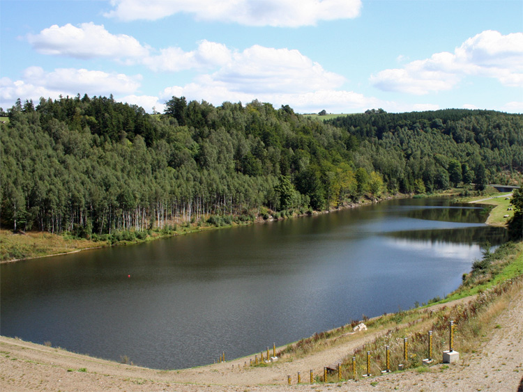Rückhaltebecken in Lauenstein / Osterzgebirge