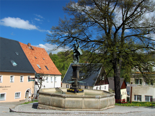 Lauenstein - Stadtteil von Altenberg im Osterzgebirge / Sachsen