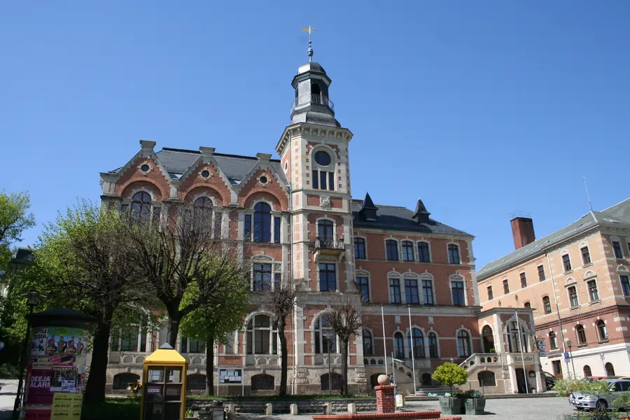 Rathaus von Stollberg im Erzgebirge