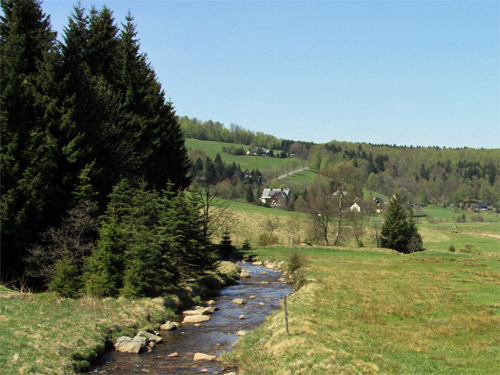 Weißeritztal im Erzgebirge / Sachsen