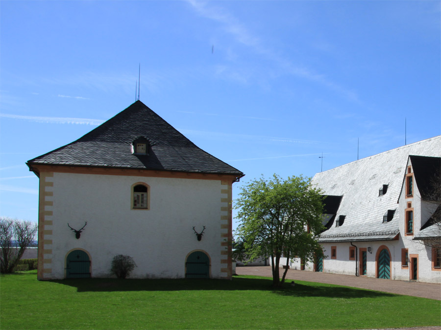 Brunnenhaus auf der Südseite der Augustusburg