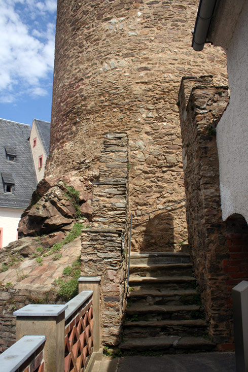 Aufgang am Bergfried