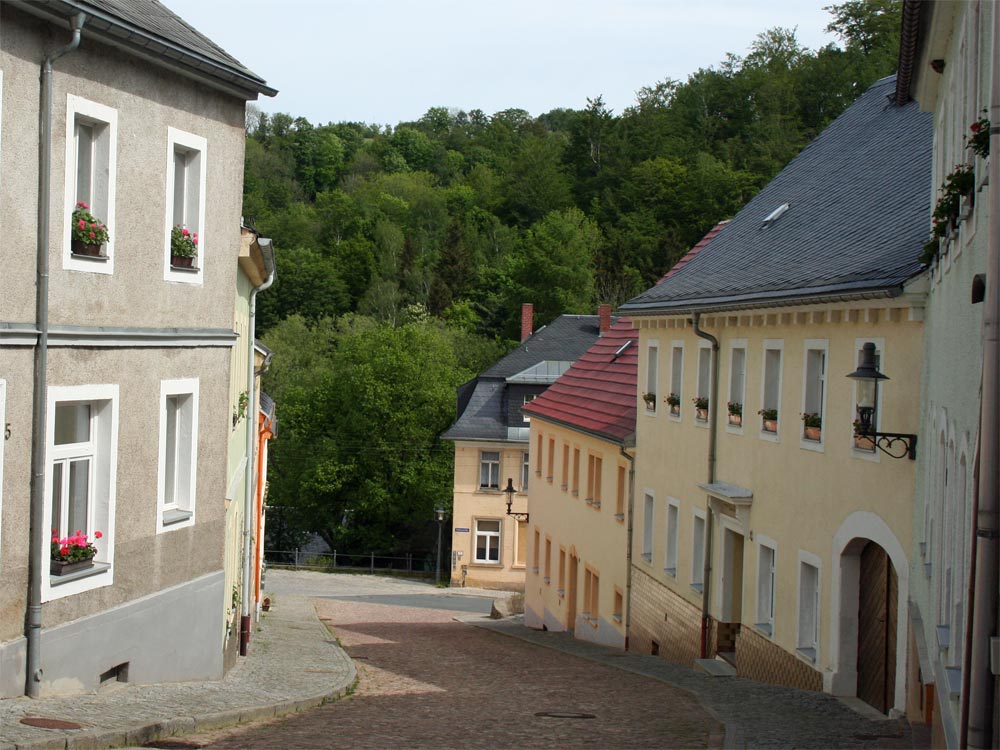 Im Stadtzentrum Lauenstein