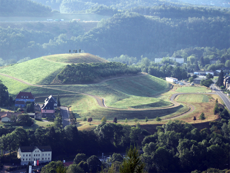 Bergbauhalde von Bad Schlema