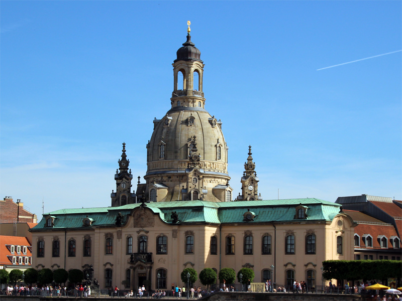 Dresdner Frauenkirche in Sachsen