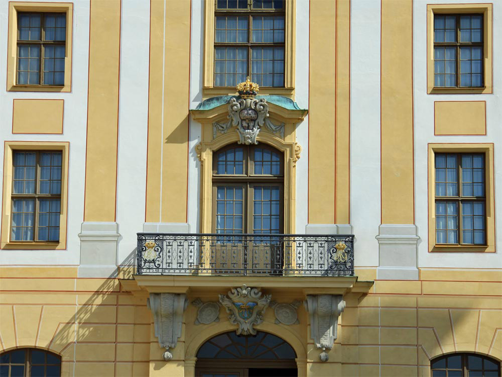 Detailansicht vom Schlossgebäude