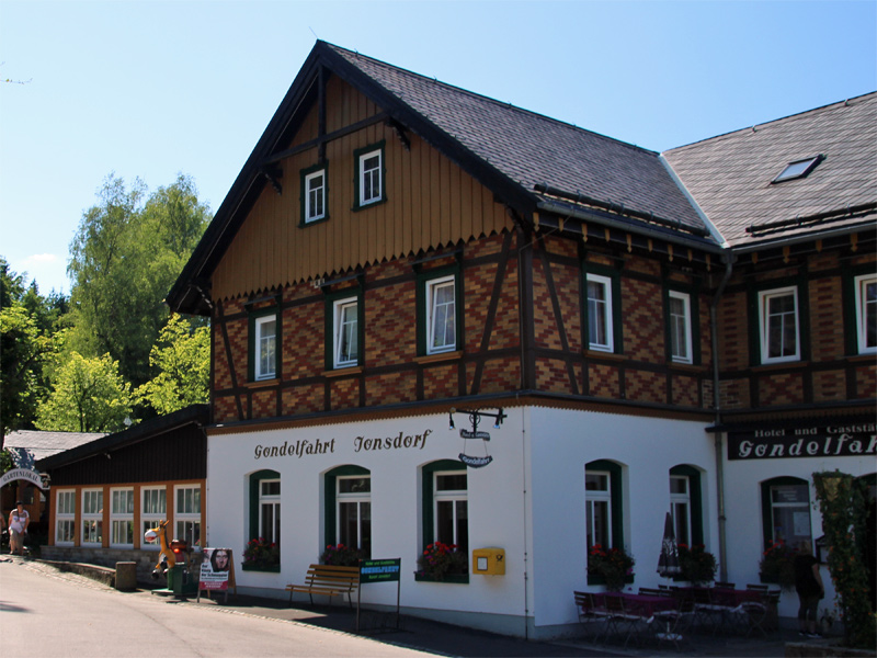 Luftkurort Jonsdorf im Zittauer Gebirge / Sachsen