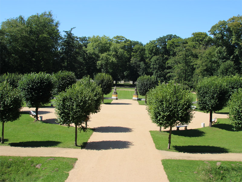 Schlosspark Neschwitz in der Oberlausitz