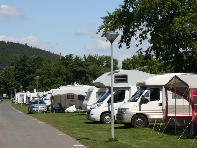 Campingplatz am Wald