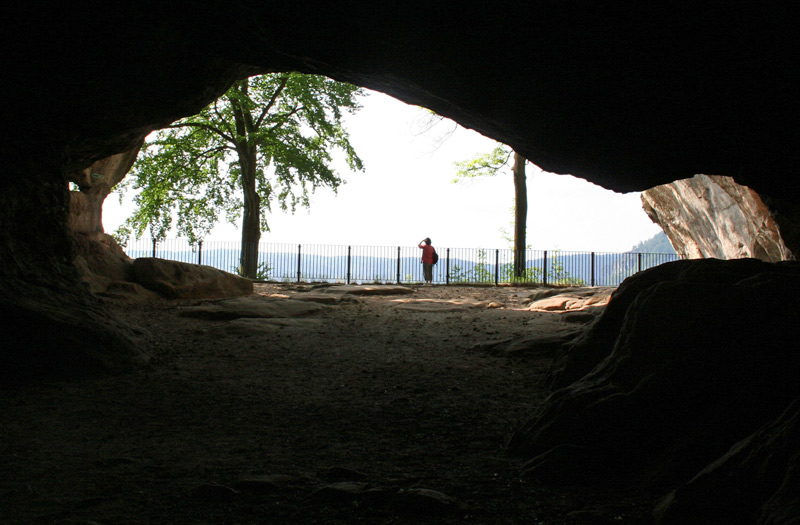 Blick von der Burganlage Wildenstein