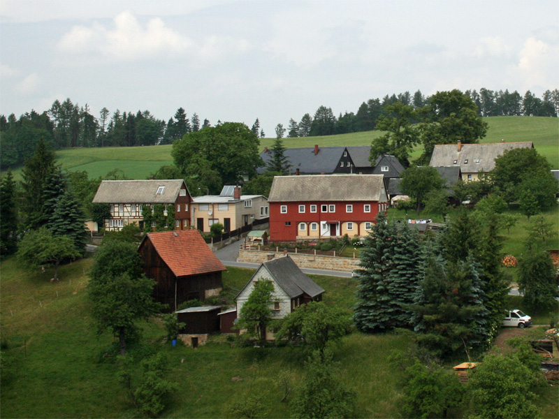  Hinterhermsdorf in der Hinteren Sächsischen Schweiz / Sachsen
