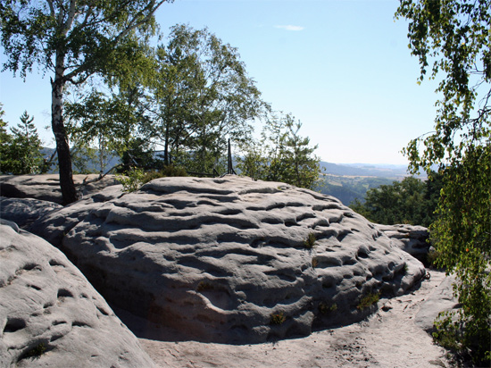 Auf dem Tafelberg Rauenstein