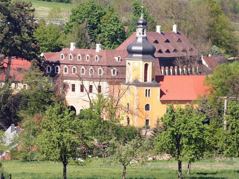 Zuschendorfer Landschloss im Seidewitztal / Sachsen