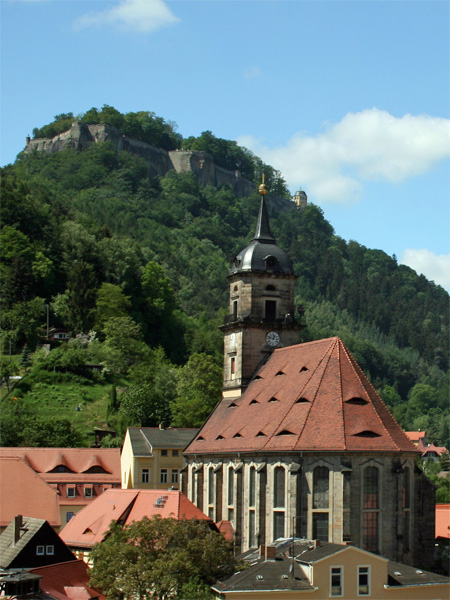 Stadtkirche von Königstein in Sachsen