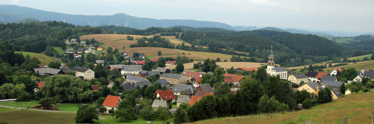 Ottendorf auf der Hochfläche zwischen Sebnitz-Hertigswalde