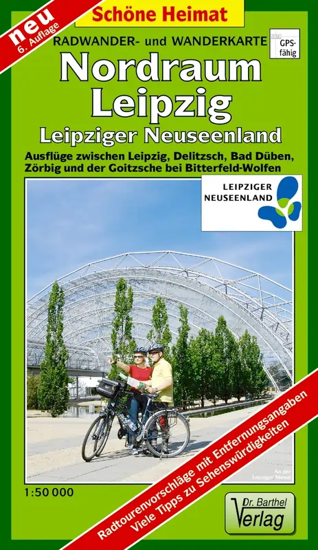 Wanderkarte Nordraum Leipzig vom Verlag Dr. Barthel