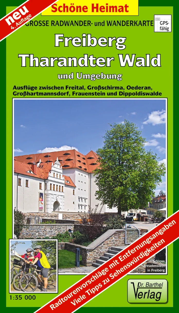 Wanderkarte Freiberger Land, Klosterbezirk Altzella