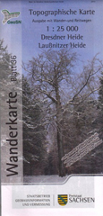 Wanderkarte Laußnitzer Heide / Dresdner Heide