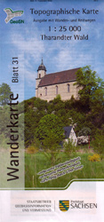Wanderkarte Tharandter Wald