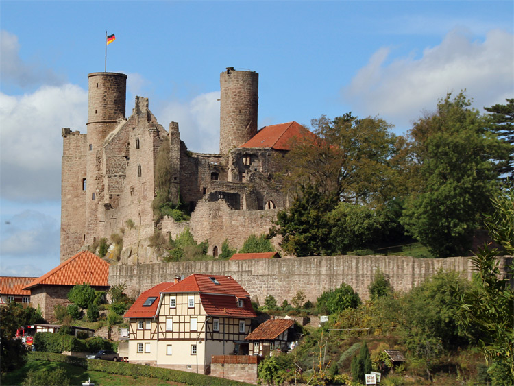 Hansteiner Burgruine im Eichsfeld / Thüringen