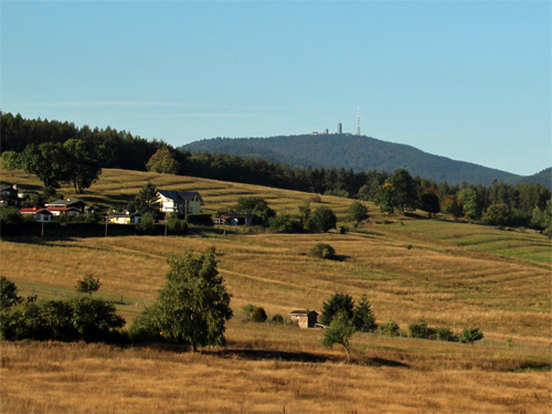 Blick zum Inselsberg in Thüringen