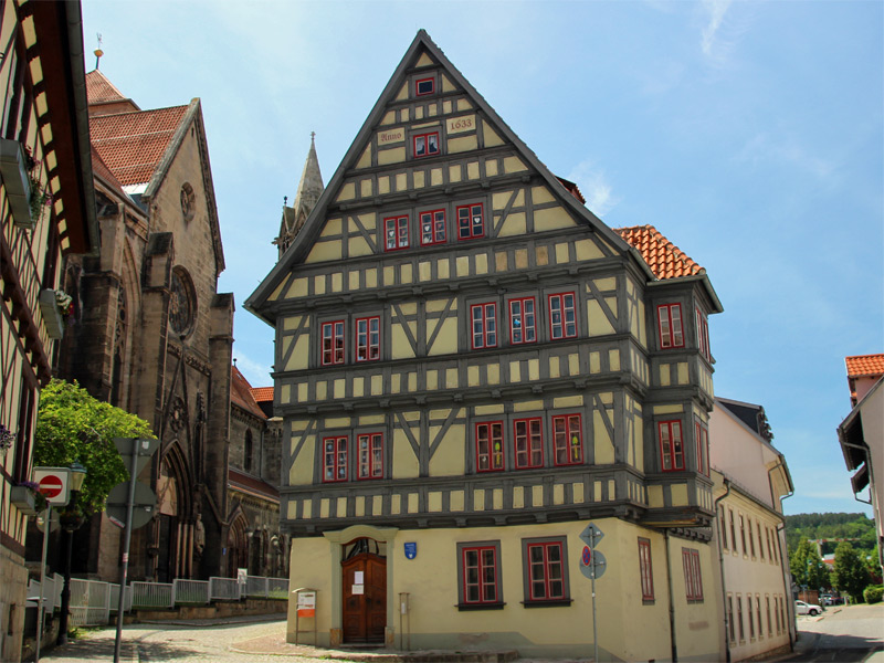 Arnstadt in Thüringer Becken