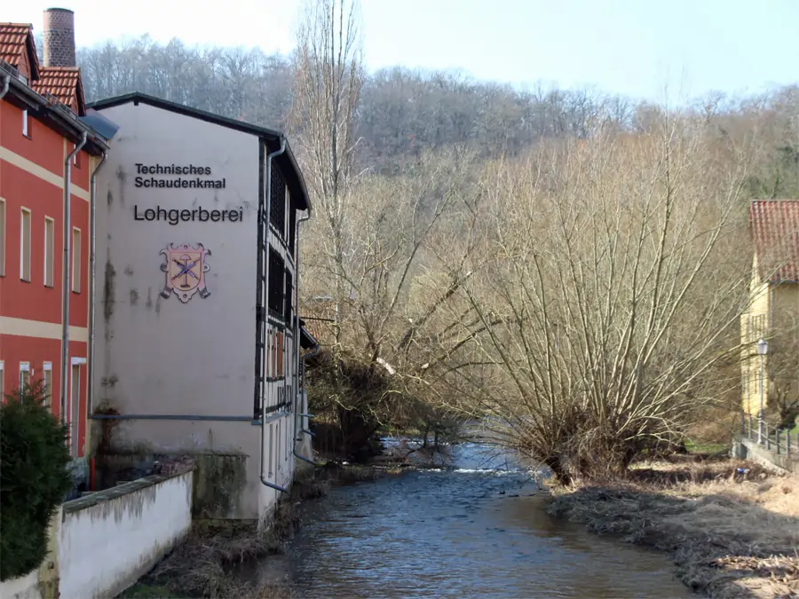 Technische Schaudenkmal Lohgerberei in Weida