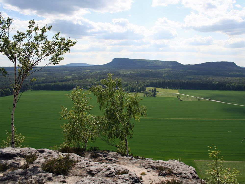 Blick zu Großen Zschiernstein
