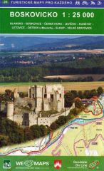 Wanderkarte Boskovicko / Gebiet Boskovice