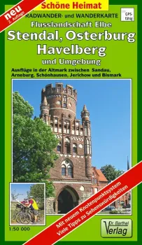 Wanderkarte Stendal, Osterburg, Havelberg