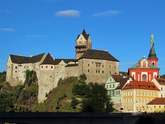 Loket ( Elbogen) im Westböhmischen Bäderdreieck