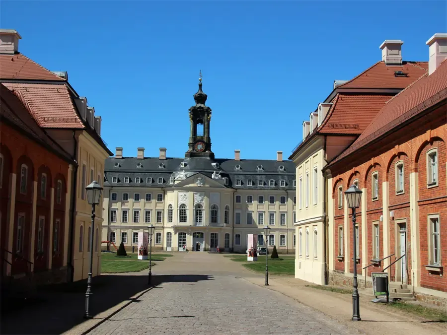 Ansicht von der osterburg in Weida / Ostthüringen