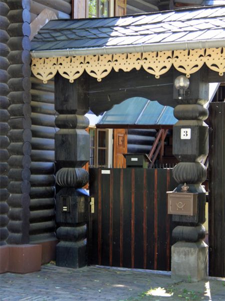 Blockhauseingang in der Siedlung Alexandrowka / Potsdam