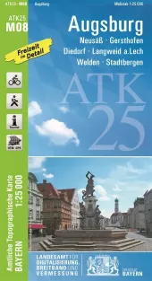 Wanderkarte Augsburg