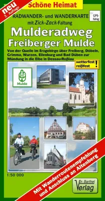 Radwanderkarte Freiberger Mulde