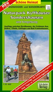 Wanderkarte NP Kyffhäuser und Sondershausen