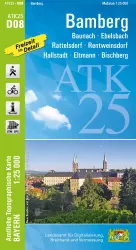 Wander-, Radkarte Bamberg in Franken 