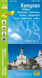 Wanderkarte Kempten