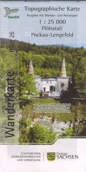 Wanderkarte Flöhatal - Lengefeld / Erzgebirge 