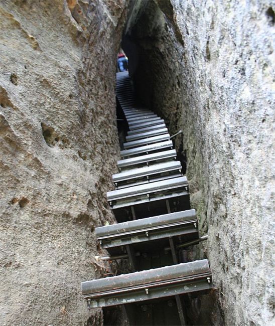 Felsspalte Hermannseck