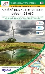 Wanderkarte Mittleres Erzgebirge / Krušné hory – střed