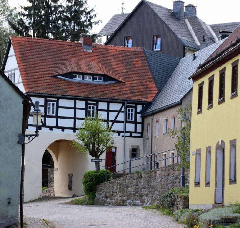 Im Zentrum von Lauenstein